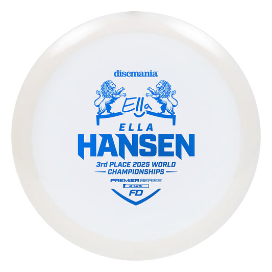 Discmania Limited Edition Premier Series Ella Hansen 2025 World Championships 3rd Place Q-Line FD Fairway Driver Golf Disc