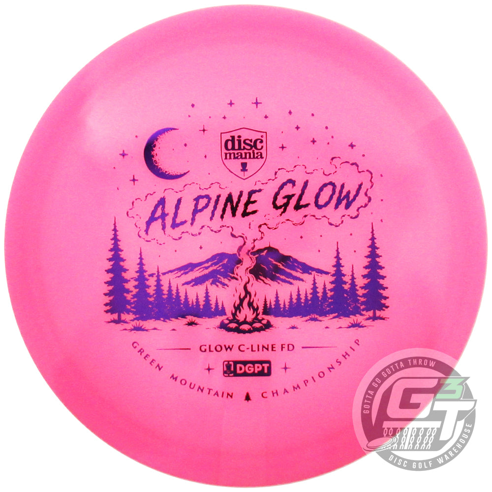 Discmania Limited Edition 2026 Green Mountain Championship Fundraiser Glow C-Line FD Fairway Driver Golf Disc