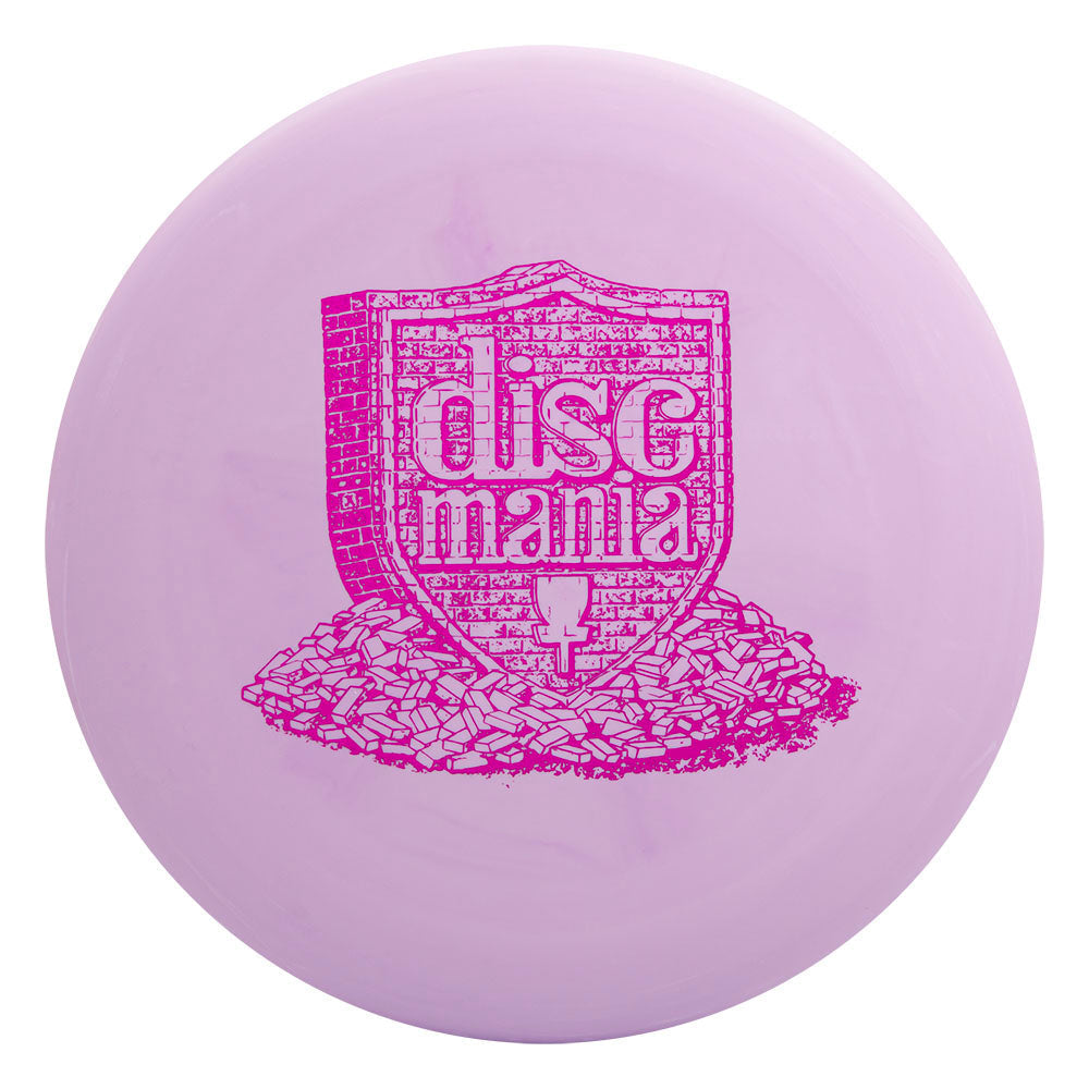 Discmania Limited Edition Brick & Mortar Shield Stamp Glow D-Line Flex 1 Rainmaker Putter Golf Disc