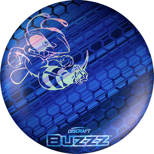 Discraft Full Foil SuperColor Honeycomb ESP Buzzz Midrange Golf Disc