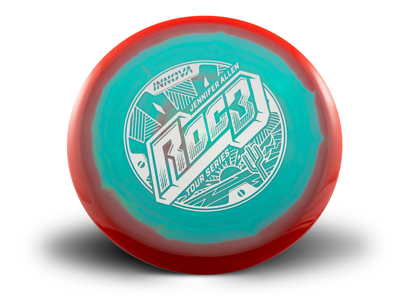 Innova Limited Edition 2025 Tour Series Jen Allen Proto Glow Halo Star Roc3 Midrange Golf Disc