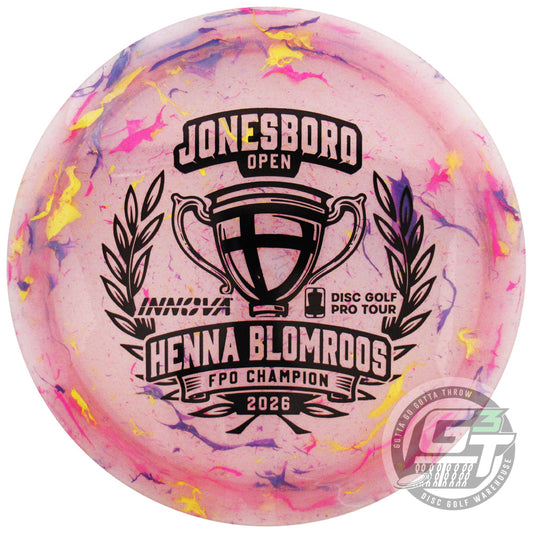 Innova Limited Edition 2026 Tour Series Henna Blomroos Jonesboro Open Commemorative Party Time Champion Firebird Distance Driver Golf Disc