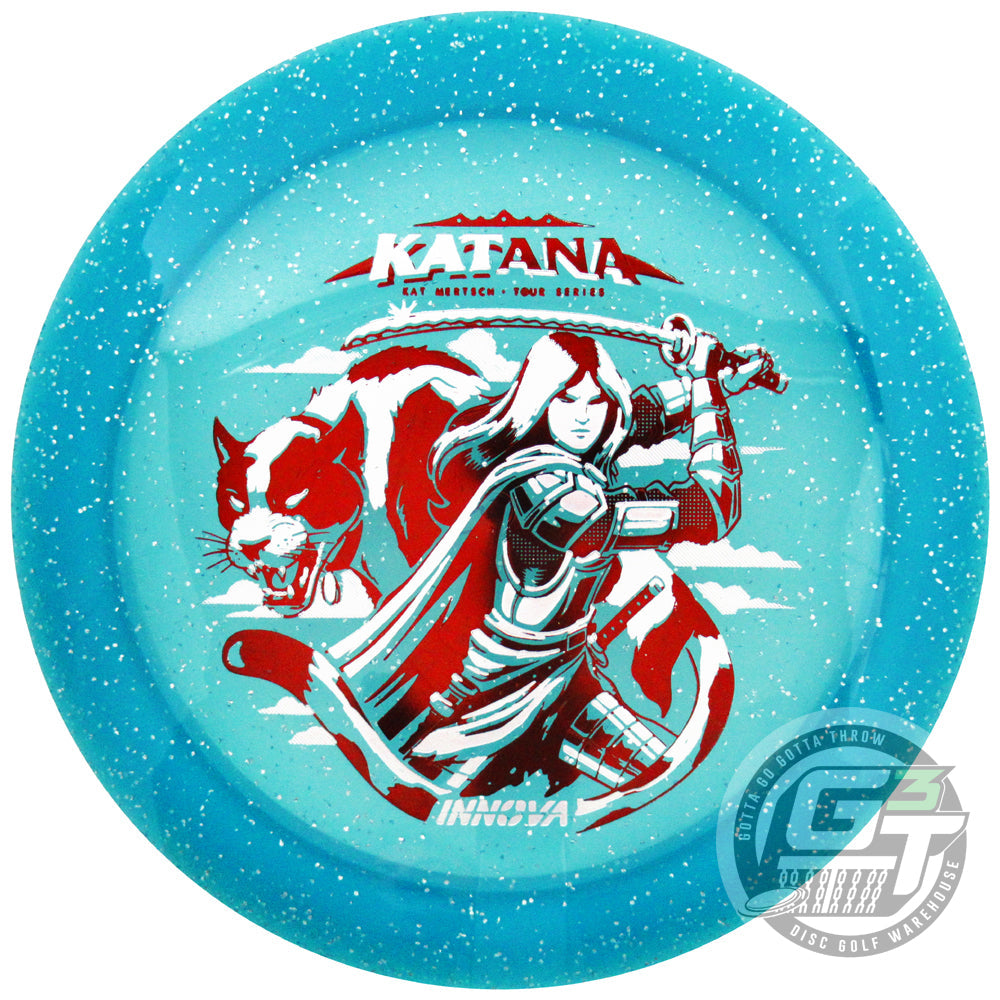 Innova Limited Edition 2026 Tour Series Kat Mertsch Metal Flake Champion Katana Distance Driver Golf Disc