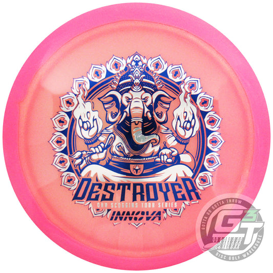 Innova Limited Edition 2026 Tour Series Ohn Scoggins Proto Glow Halo Champion Destroyer Distance Driver Golf Disc