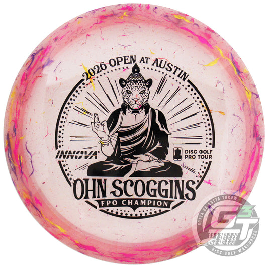 Innova Limited Edition 2026 Tour Series Ohn Scoggins Open at Austin Commemorative Party Time Champion Leopard3 Fairway Driver Golf Disc