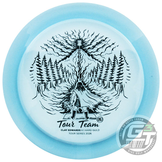 Kastaplast Limited Edition 2026 Tour Series Clay Edwards K1 Hard Guld Distance Driver Golf Disc