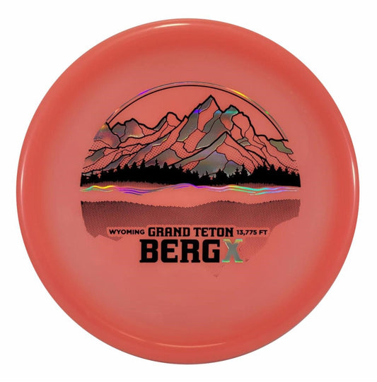 Kastaplast Limited Edition Grand Teton Stamp Color Glow K1 Berg X Putter Golf Disc