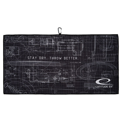 Latitude 64 Tech Microfiber Waffle Disc Golf Towel