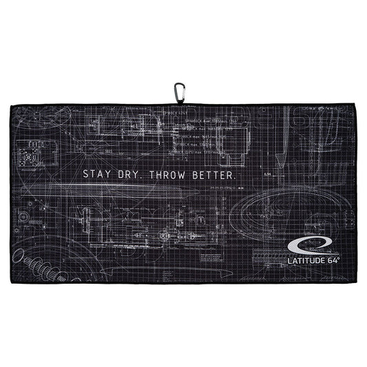 Latitude 64 Tech Microfiber Waffle Disc Golf Towel