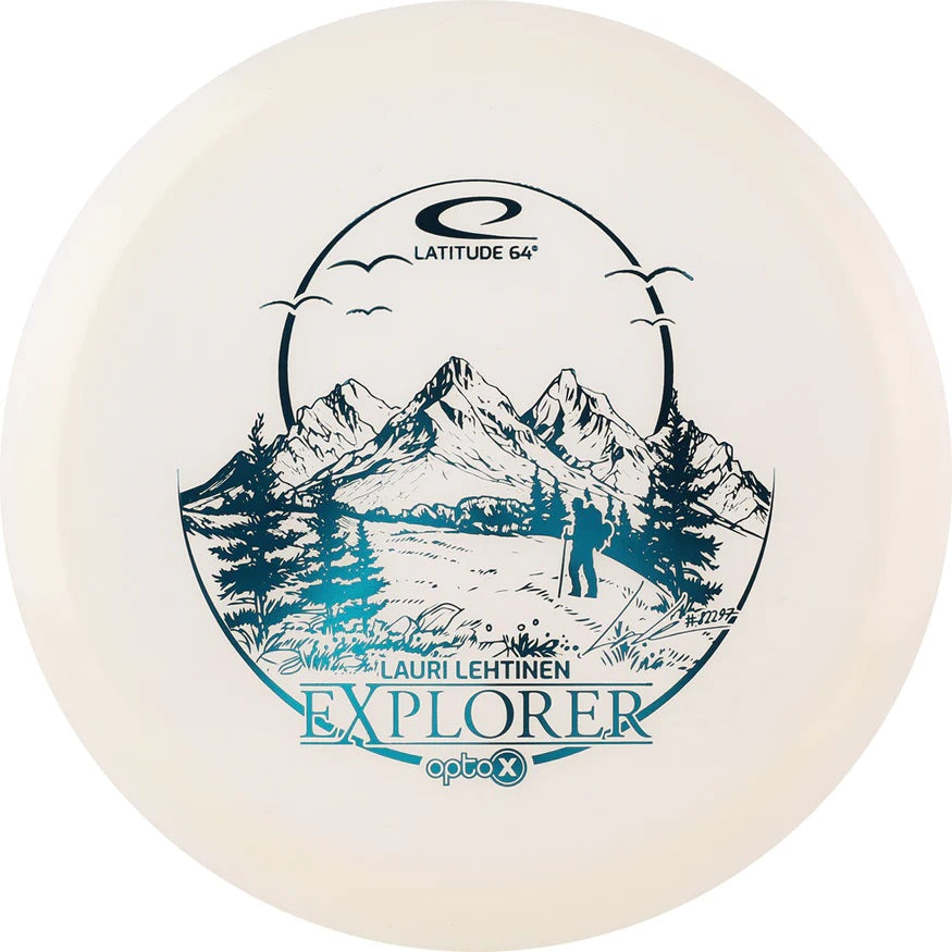 Latitude 64 Limited Edition 2024 Team Series Lauri Lehtinen Opto-X Explorer Fairway Driver Golf Disc