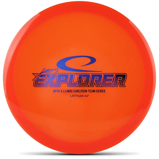 Latitude 64 Limited Edition 2025 Team Series Linus Carlsson Opto-X Explorer Fairway Driver Golf Disc