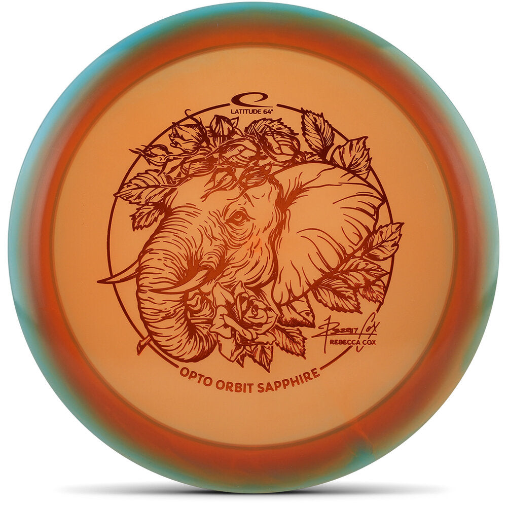 Latitude 64 Limited Edition 2025 Team Series Rebecca Cox Opto Orbit Sapphire Distance Driver Golf Disc