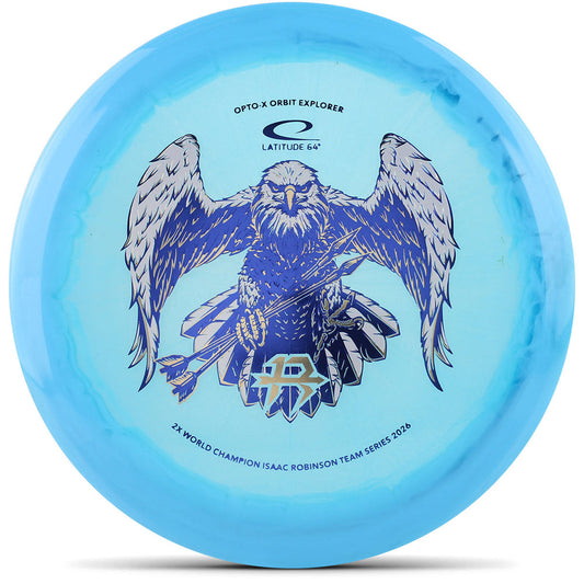 Latitude 64 Limited Edition 2026 Team Series Isaac Robinson Opto-X Orbit Explorer Fairway Driver Golf Disc