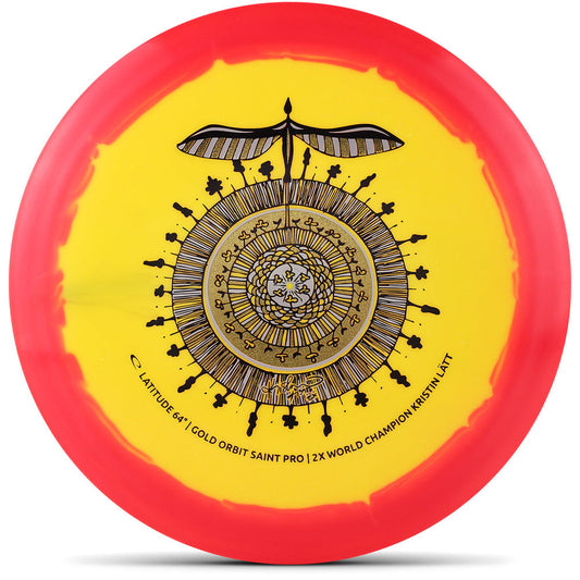 Latitude 64 Limited Edition 2026 Team Series Kristin Latt Gold Orbit Saint Pro Fairway Driver Golf Disc