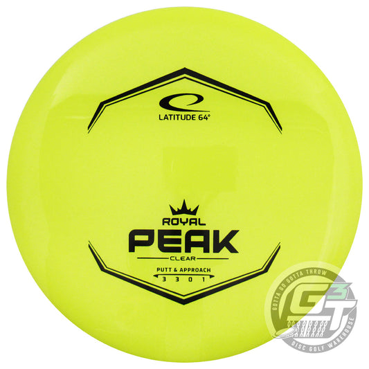 Latitude 64 Royal Clear Peak Putter Golf Disc
