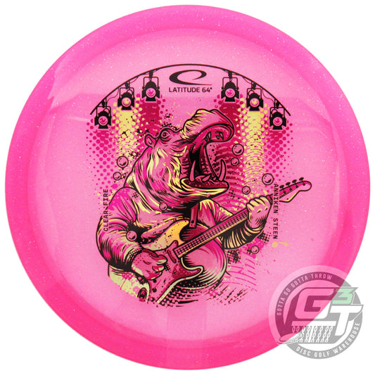 Latitude 64 Limited Edition 2026 Team Series Anniken Steen Royal Clear Sparkle Fire Midrange Golf Disc