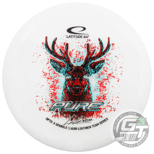 Latitude 64 Limited Edition 2026 Team Series Lauri Lehtinen Opto-X Sparkle Pure Putter Golf Disc