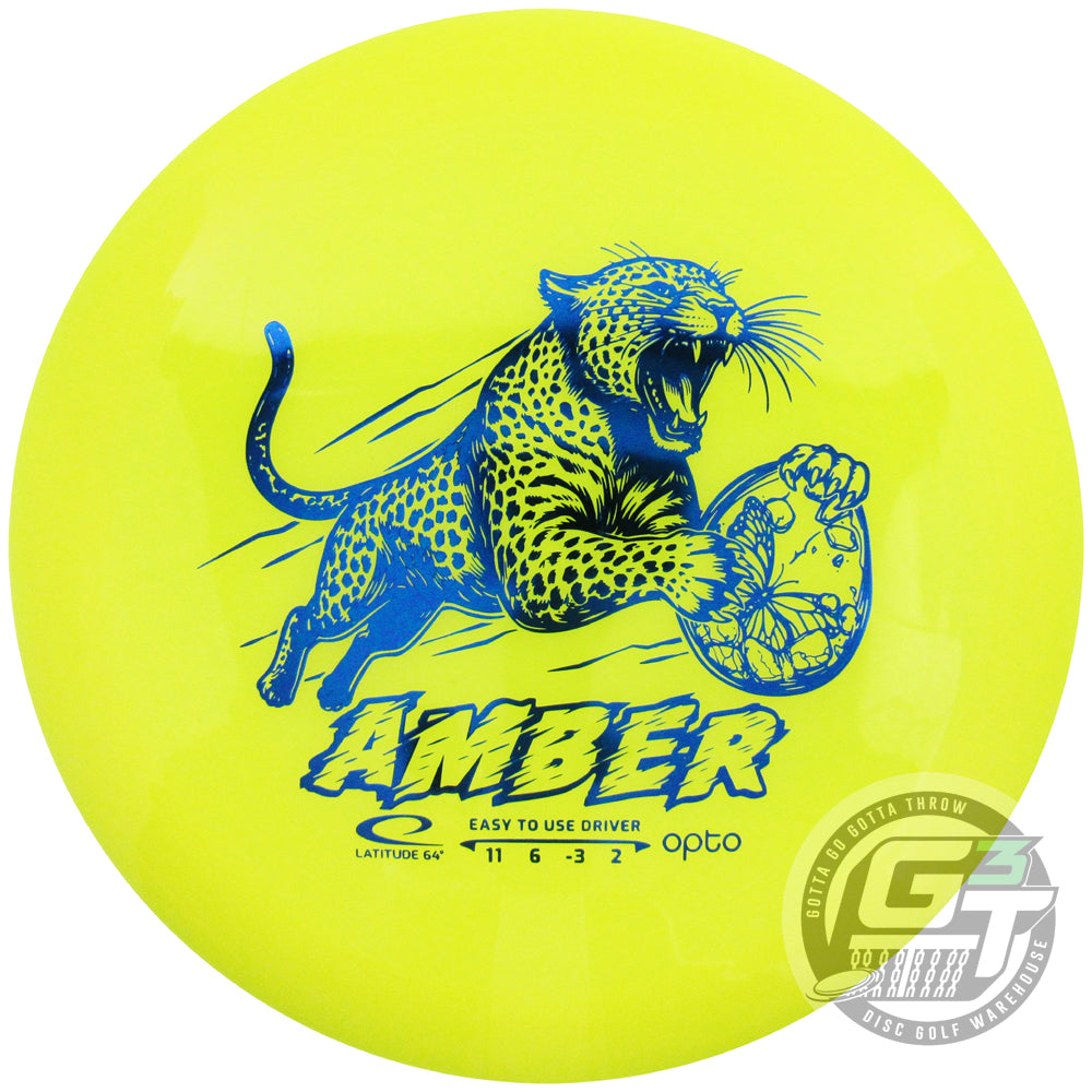 Latitude 64 Opto Line Amber Distance Driver Golf Disc
