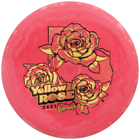 Lone Star Artist Series Delta 1 Yellow Rose Putter Golf Disc