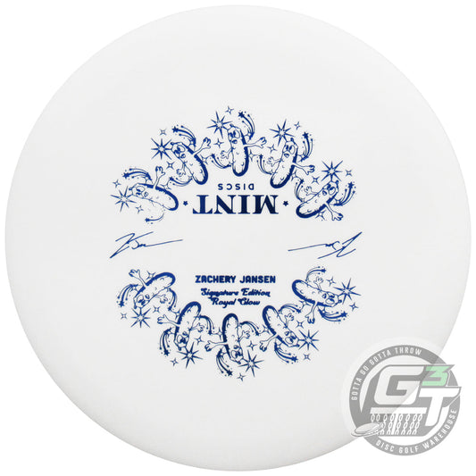 Mint Discs Zachery Jansen Signature Glow Royal Medium Pickle Putter Golf Disc