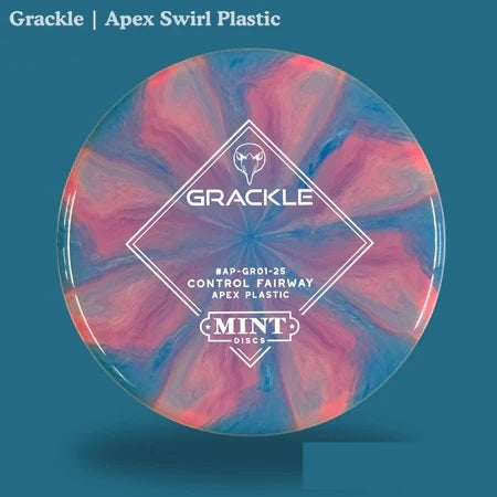 Mint Discs Swirly Apex Grackle Fairway Driver Golf Disc