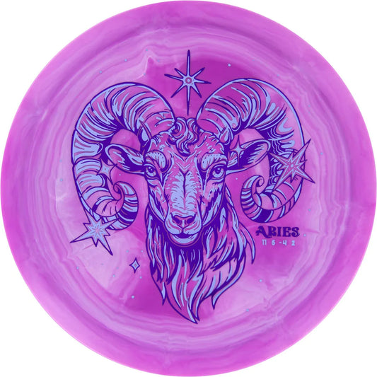 Millennium Cosmic Ram Stamp Swirly Sirius Aries Distance Driver Golf Disc