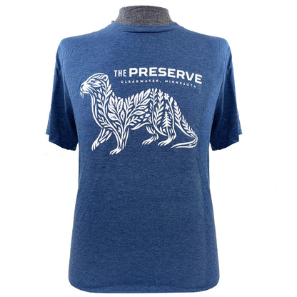 Minnesota Preserve Otter Logo Short Sleeve Disc Golf T-Shirt