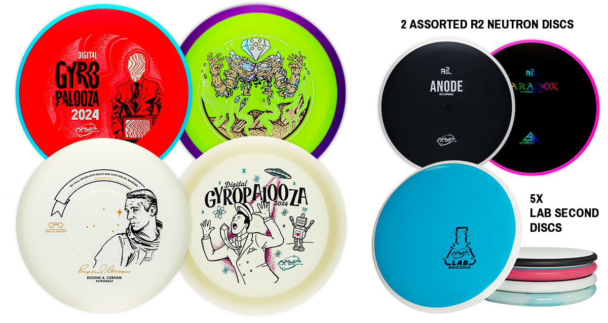 MVP 11-Disc Limited Edition 2024 Digital Gyropalooza Brick & Mortar Exclusive Box Disc Golf Set