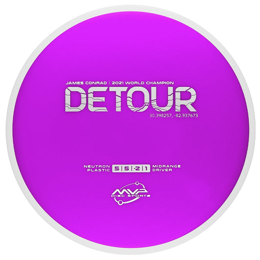 MVP Neutron Detour [James Conrad 1X] Midrange Golf Disc