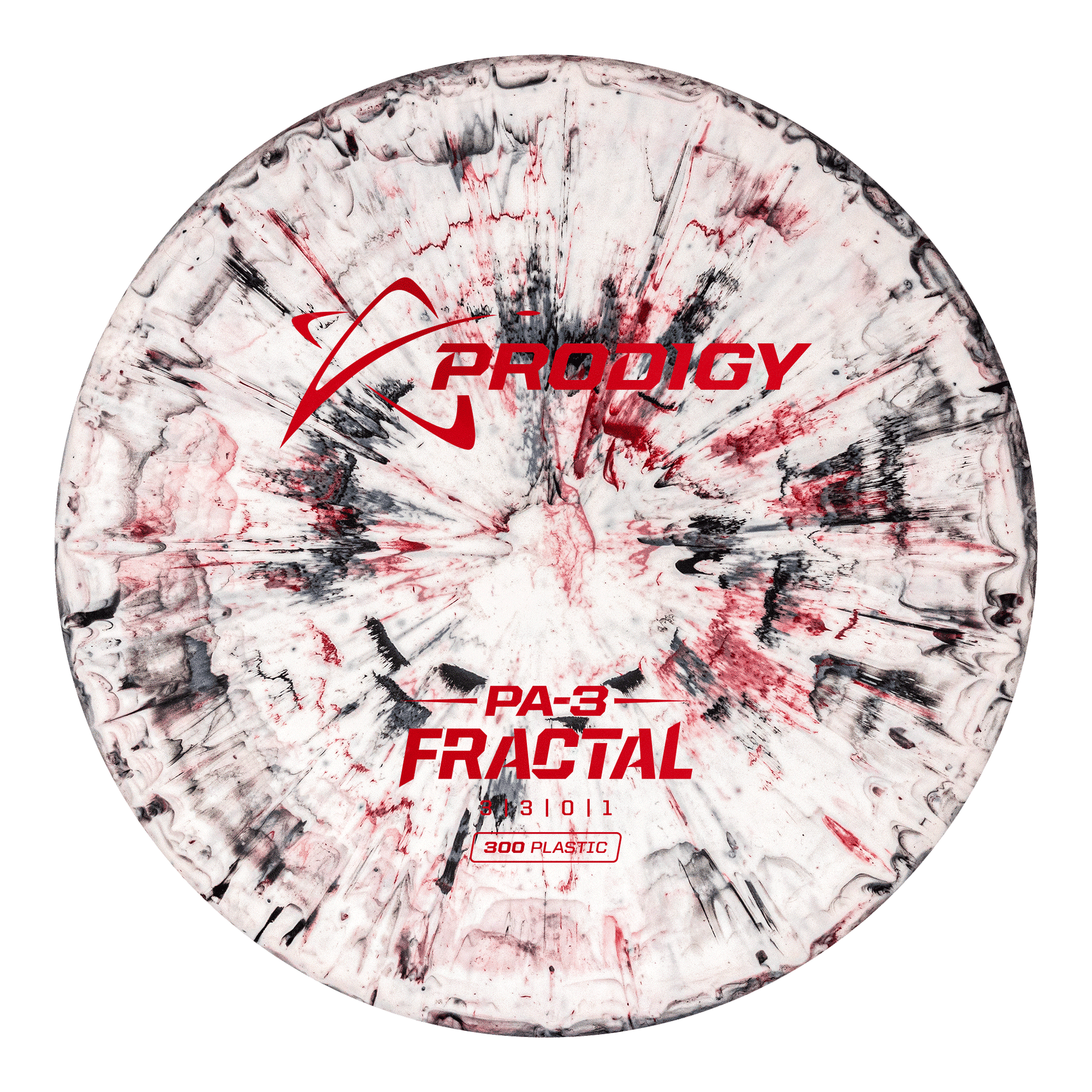 Prodigy 300 Fractal PA3 Putter Golf Disc