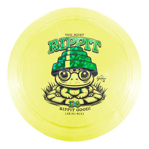 Prodigy Limited Edition Rippit Good Stamp 500 Series D6 Distance Driver Golf Disc