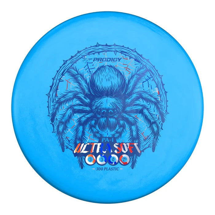 Prodigy Special Edition Silk Stamp 300 Ultra Soft PA1 Putter Golf Disc