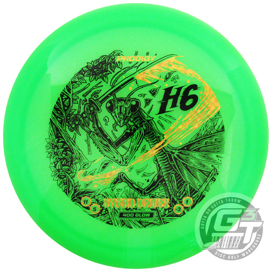Prodigy Limited Edition Slasher Stamp 400 Glow Series H6 Hybrid Fairway Driver Golf Disc
