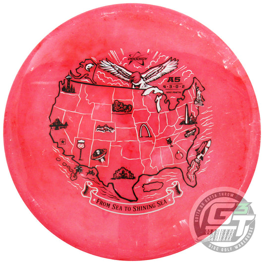 Prodigy Limited Edition Sea to Shining Sea Stamp 400 Fractal A5 Approach Midrange Golf Disc