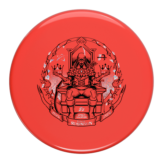 Prodigy Limited Edition Isaac Robinson 2024 PDGA World Champion Commemorative 2X Tyrant's Fall Stamp Special Blend A2 Approach Midrange Golf Disc
