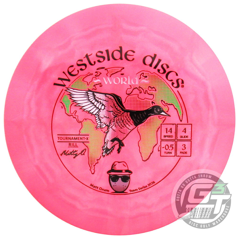 Westside Limited Edition 2026 Team Series Matt Orum Tournament-X Rill World Distance Driver Golf Disc