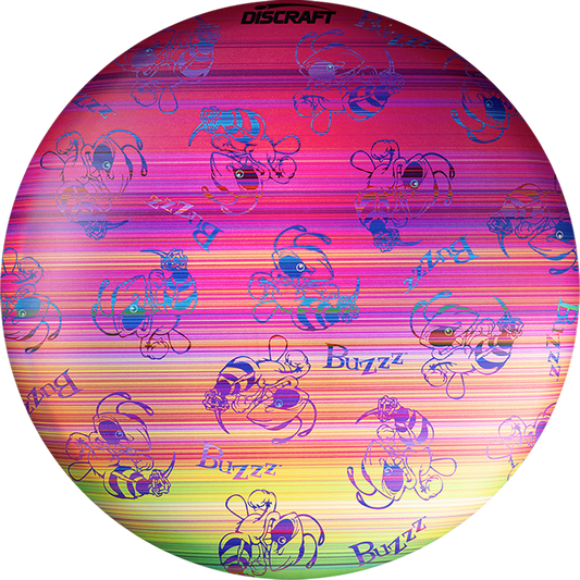 Discraft Full Foil SuperColor Swarm ESP Buzzz Midrange Golf Disc