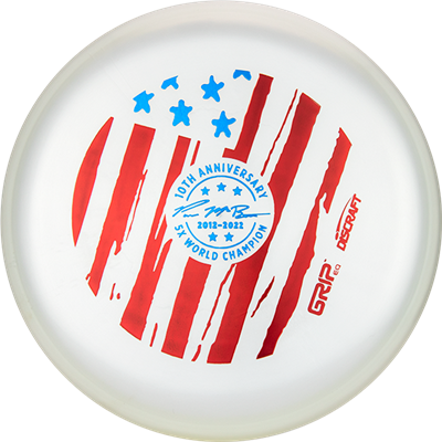 Discraft GripEQ Paul McBeth 10th Anniversary AX5 Signature Series Backpack Disc Golf Bag