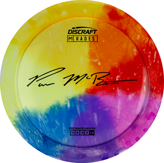 Discraft Paul McBeth Signature Fly Dye Elite Z Hades Distance Driver Golf Disc