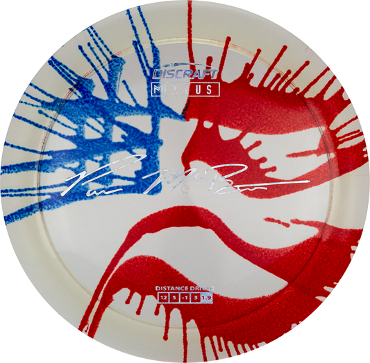 Discraft Paul McBeth Signature Fly Dye Elite Z Zeus Distance Driver Golf Disc