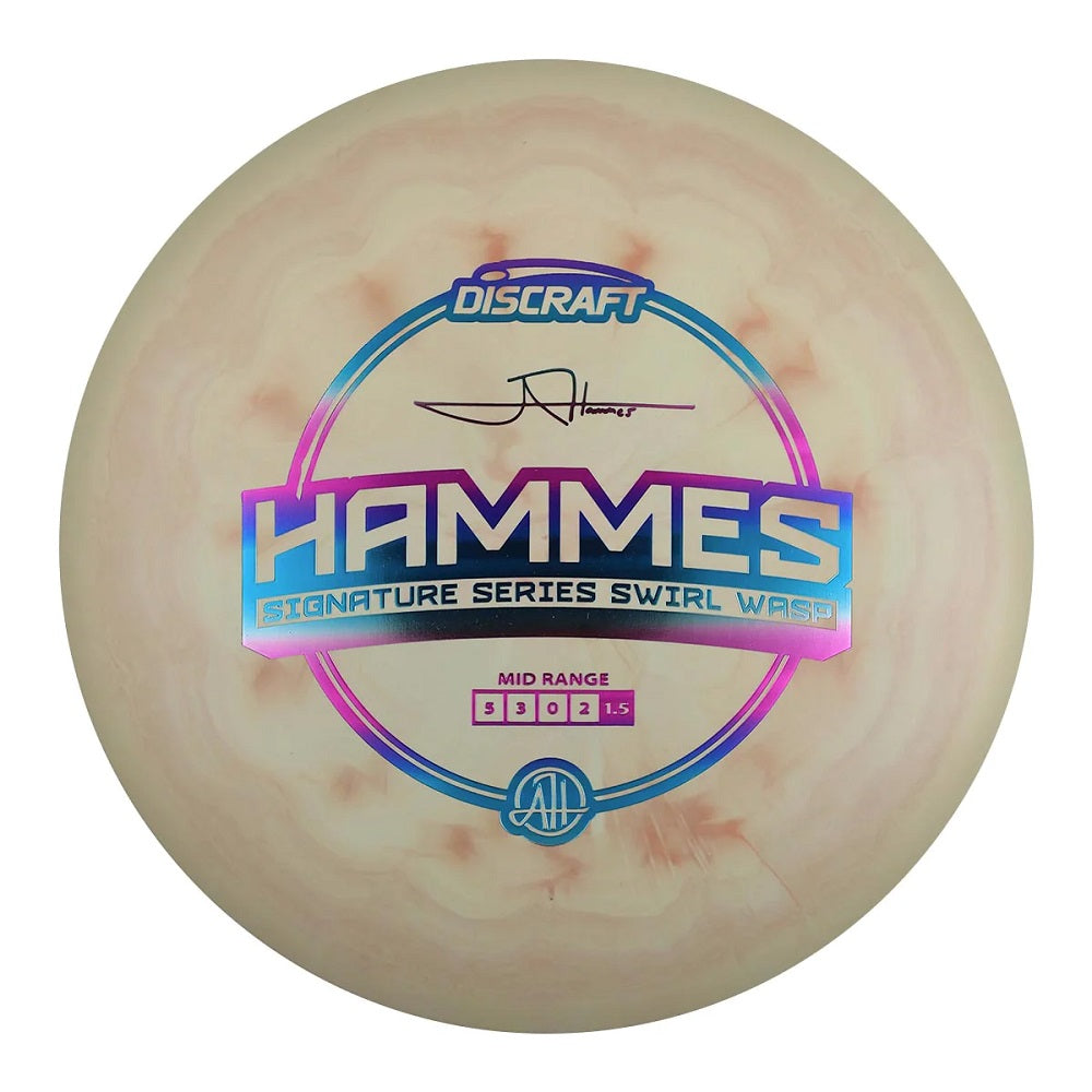 Discraft Limited Edition 2023 Signature Series Adam Hammes Swirl ESP Wasp Midrange Golf Disc
