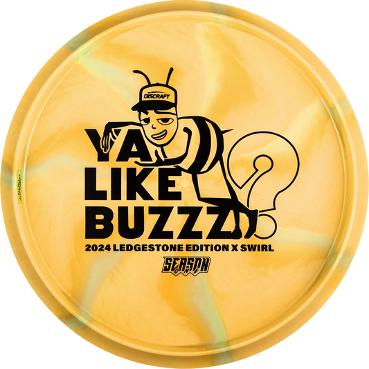 Discraft Limited Edition 2024 Ledgestone Open Swirl Elite X Buzzz Midrange Golf Disc