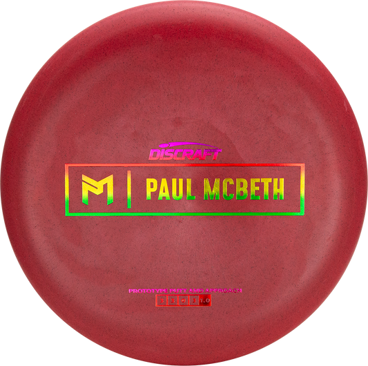 Discraft Limited Edition Prototype Paul McBeth Signature Rubber Blend Kratos Putter Golf Disc
