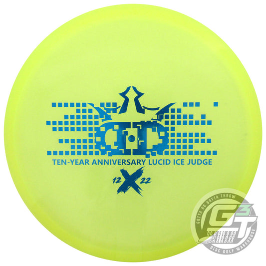 Dynamic Discs Limited Edition 10-Year Anniversary Lucid Ice Judge Putter Golf Disc