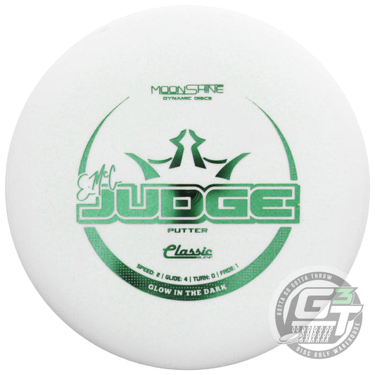 Dynamic Discs Moonshine Glow Classic Blend EMAC Judge Putter Golf Disc