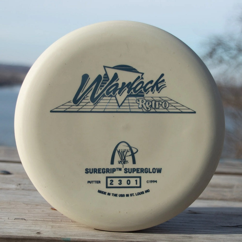 Gateway Super Glow Super Stupid Soft Retro Warlock Putter Golf Disc