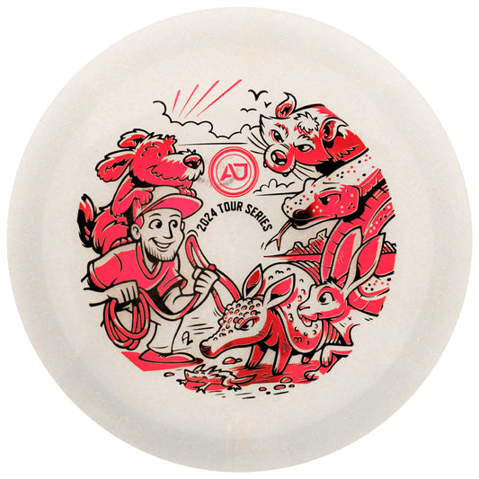 Lone Star Limited Edition 2024 Tour Series AJ Carey Glow Founder's Wrangler Fairway Driver Golf Disc
