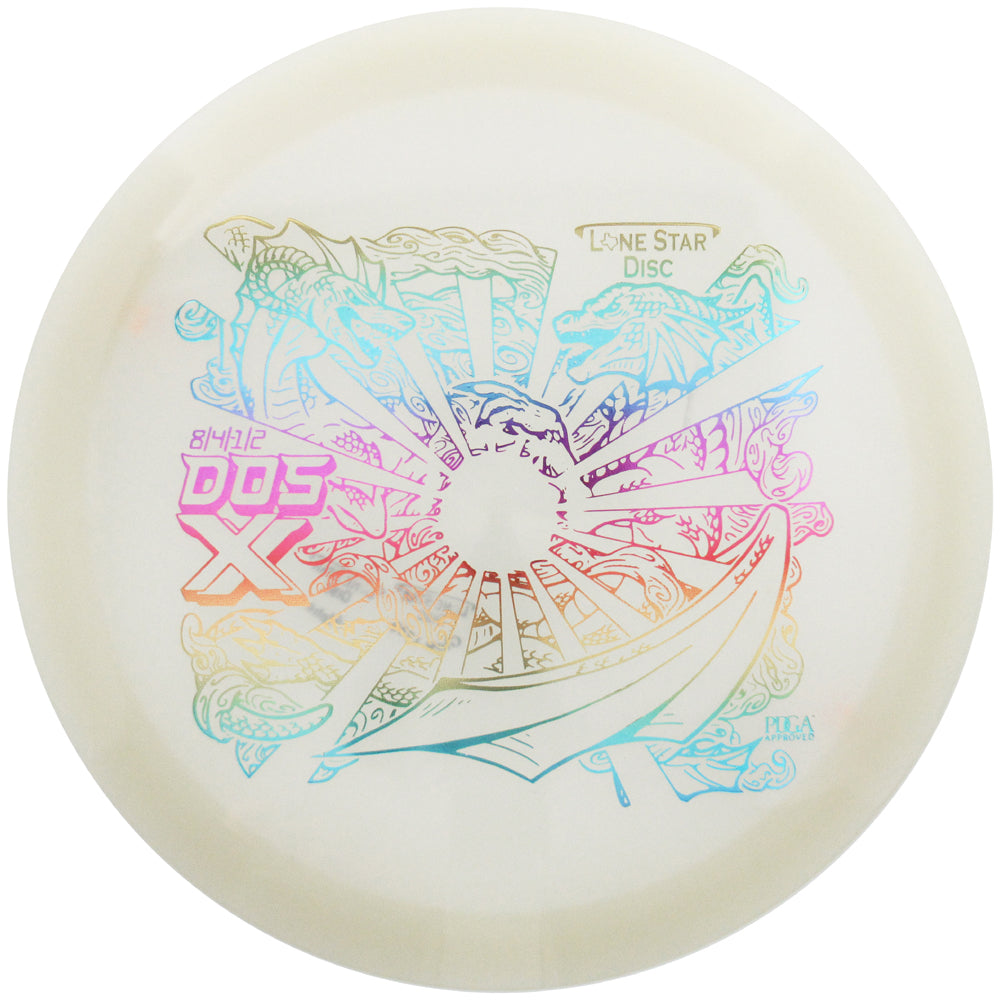 Lone Star Artist Series Glow Alpha Dos X Fairway Driver Golf Disc