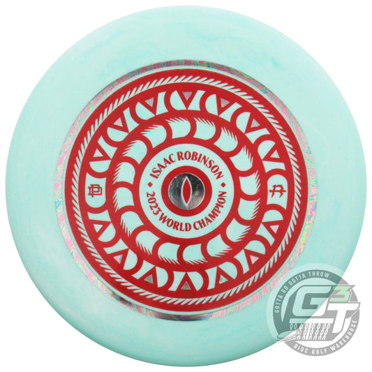 Prodigy Limited Edition Isaac Robinson 2023 PDGA World Champion Tiger Eye Stamp Color Glow 300 Soft Series PA3 Putter Golf Disc