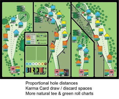 Boda Brothers Games Accessory Boda Brothers Games Birdie Disc Golf Tabletop Board Game - Expansion Courses Pack 1